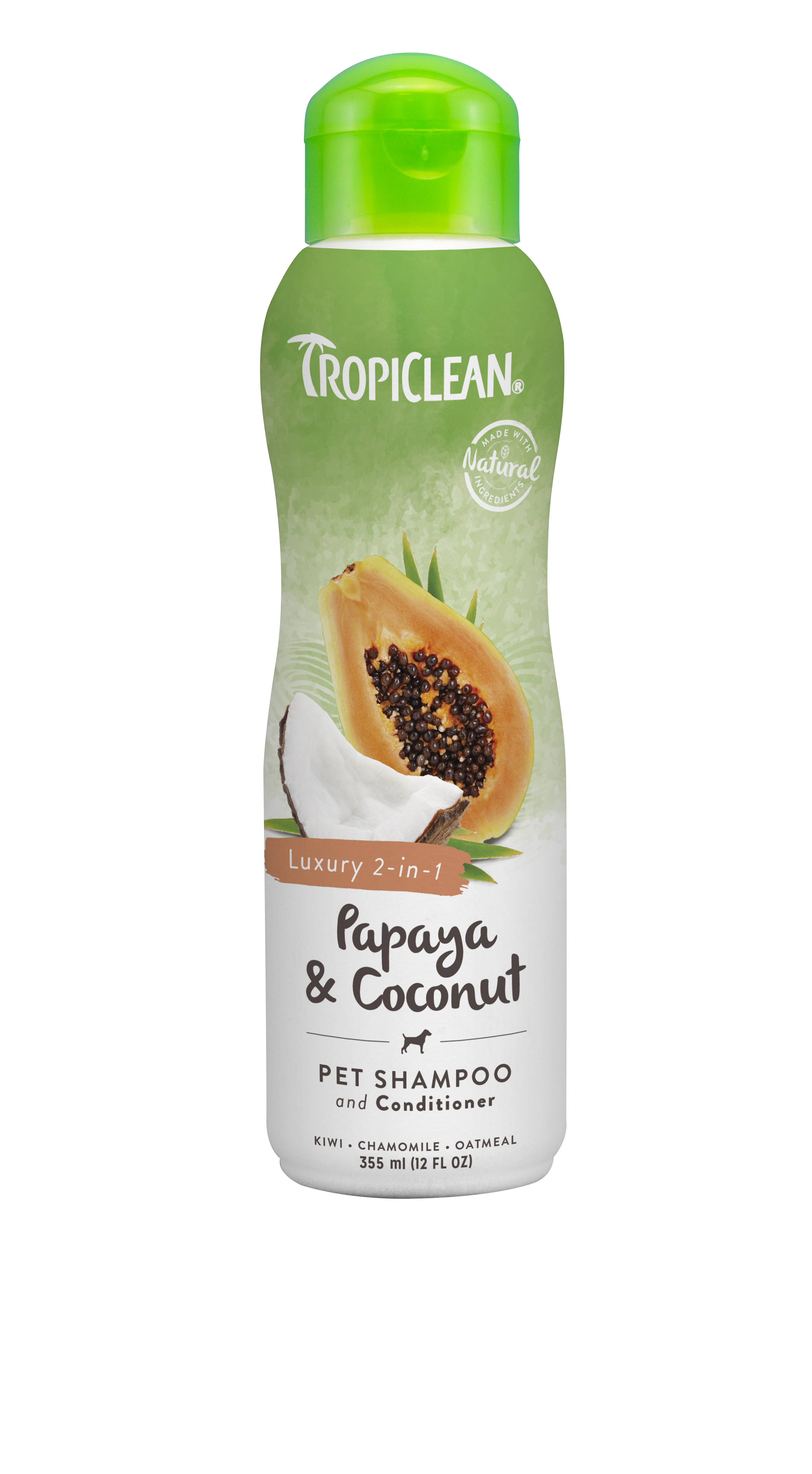 Tropiclean Papaya and Coconut 2-in-1 Shampoo and Conditioner