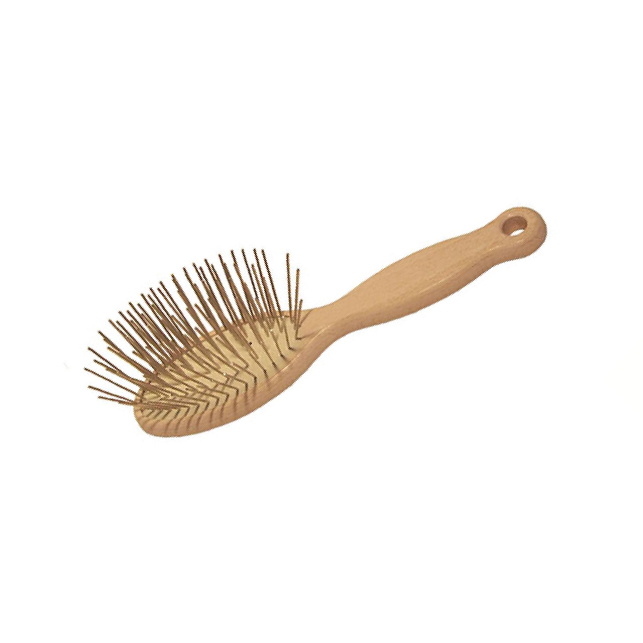 1 ALL SYSTEMS 27mm Pin Brush Wood, White Pad