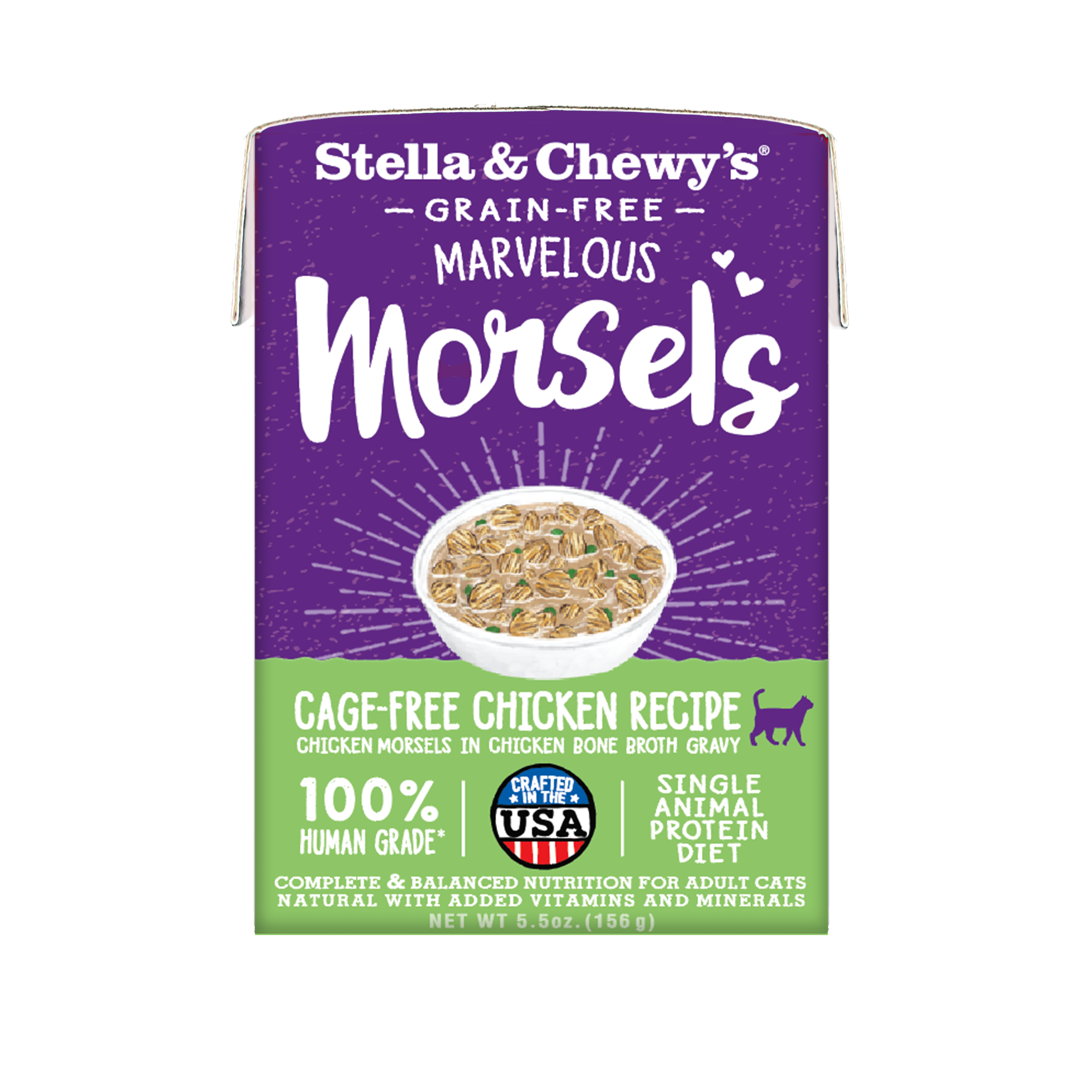 Stella & Chewy's Marvelous Morsels Wet Food For Cats 156g