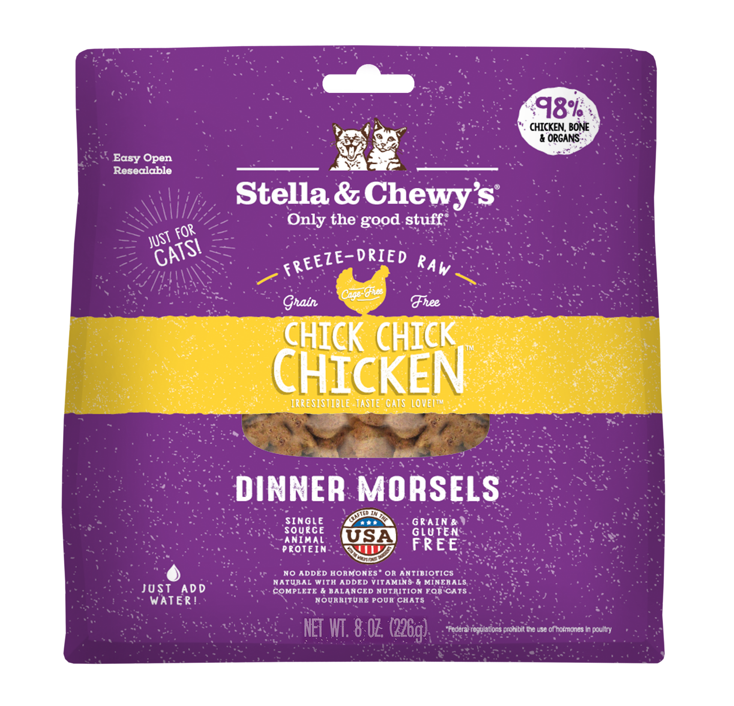 Stella & Chewy's Freeze-Dried Raw Dinner Morsels For Cats