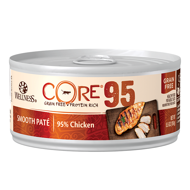 Wellness Core 95% Pate Grain-Free Wet Food for Cats 150g