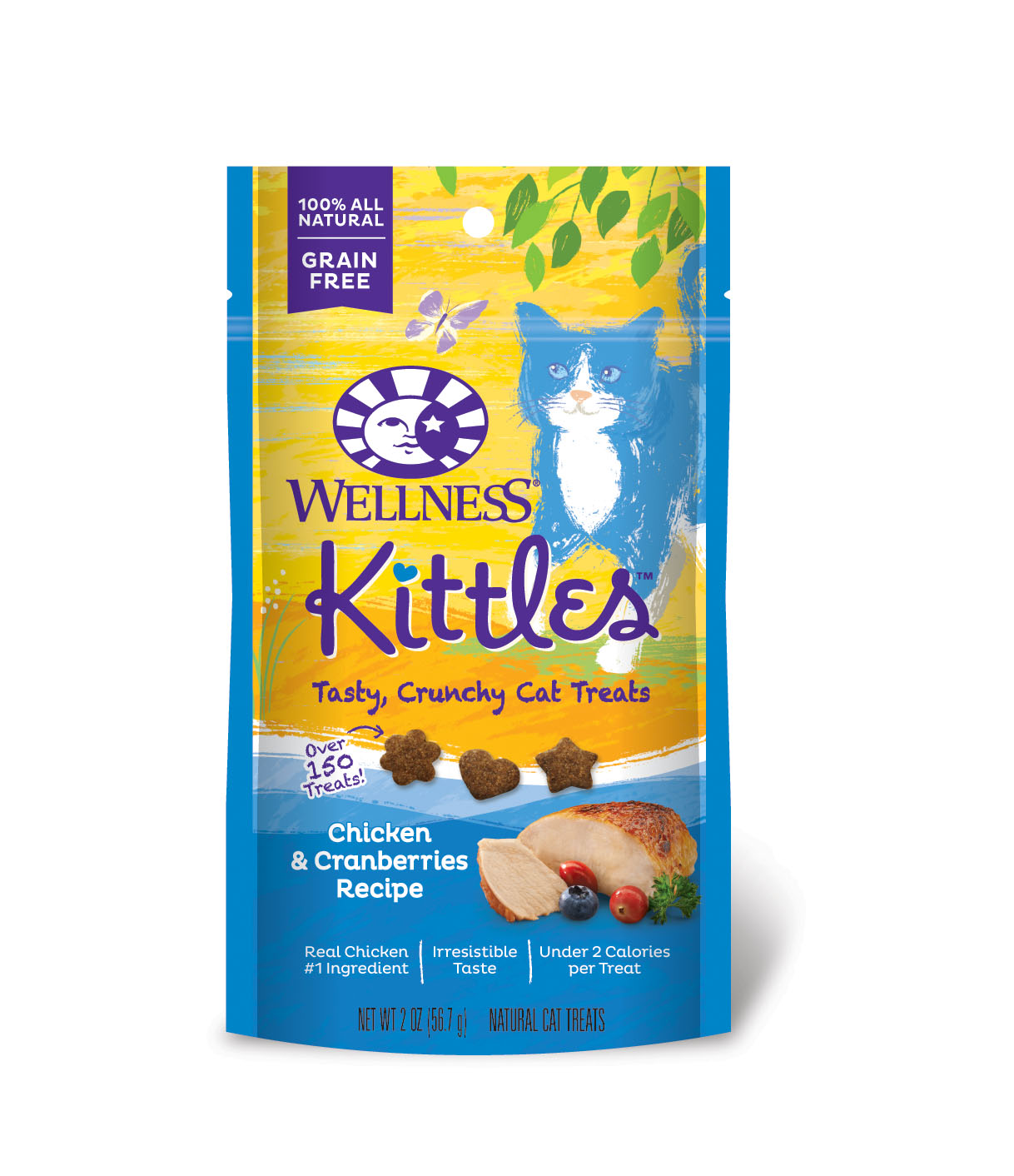 Wellness Core Kittles Grain-Free Treats for Cats 56.7g