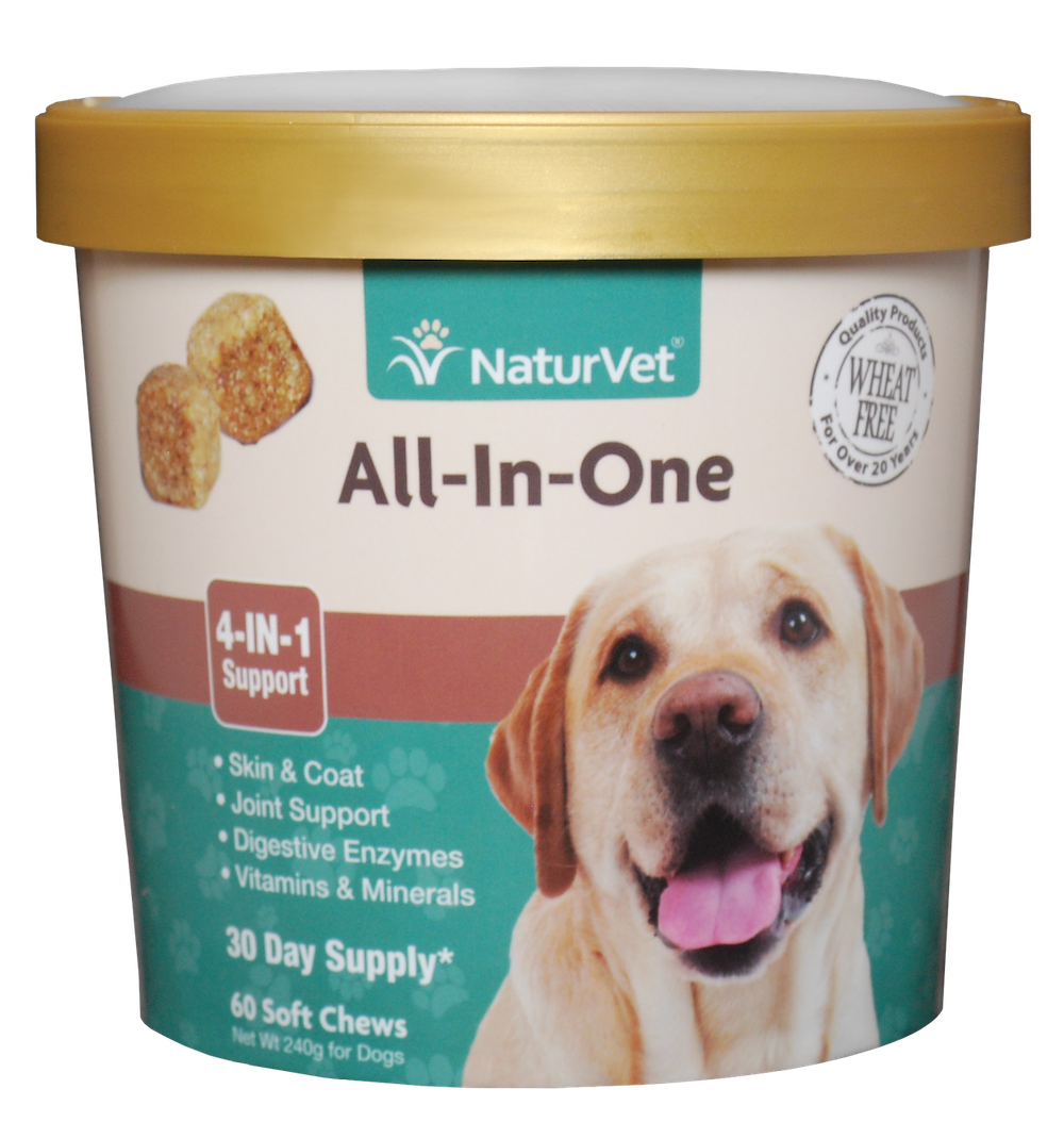 Naturvet All-In-One (4-IN-1 Support) Soft Chews 60ct