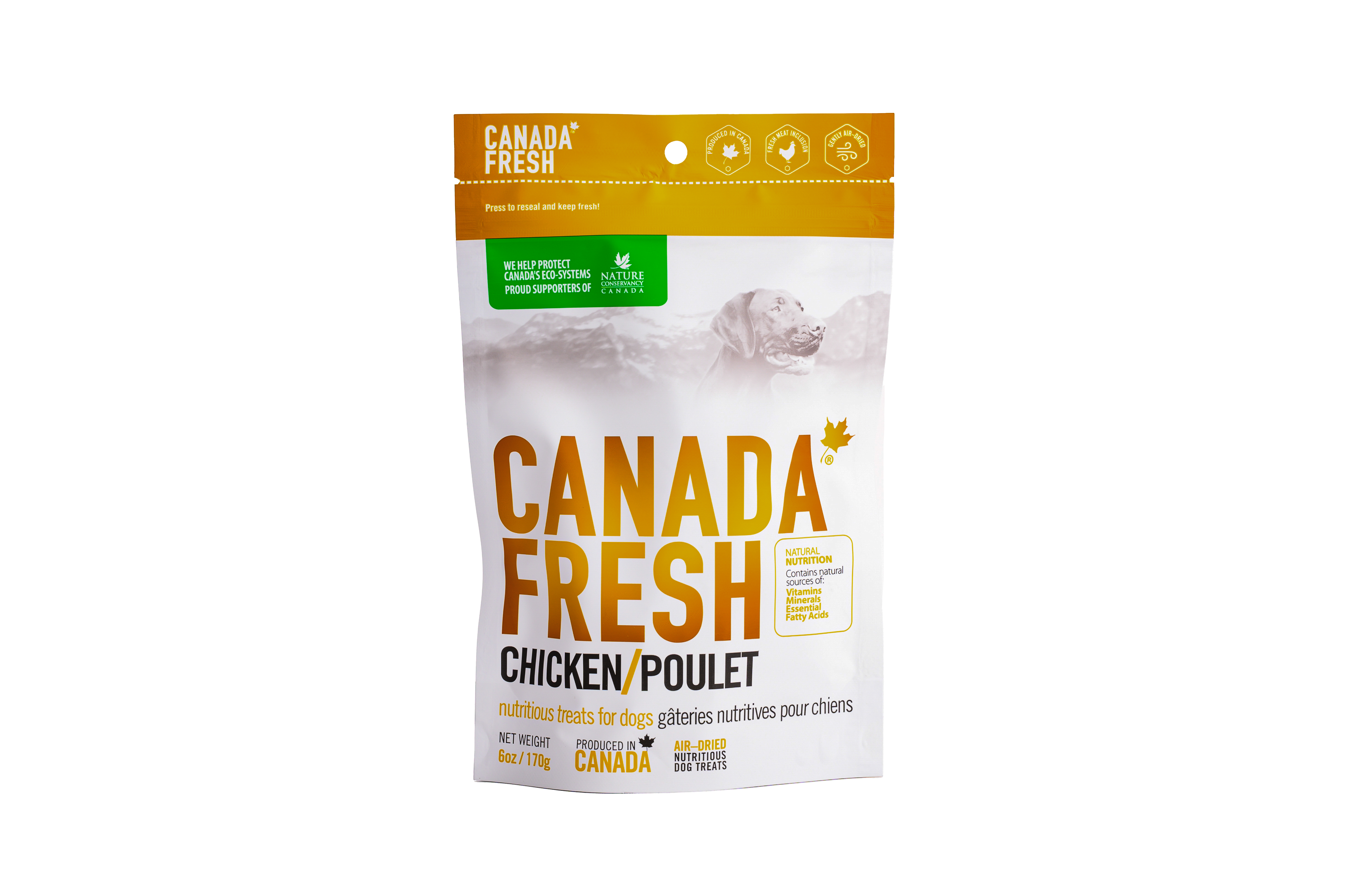 Canada Fresh Air Dried Treats for Dogs 170g