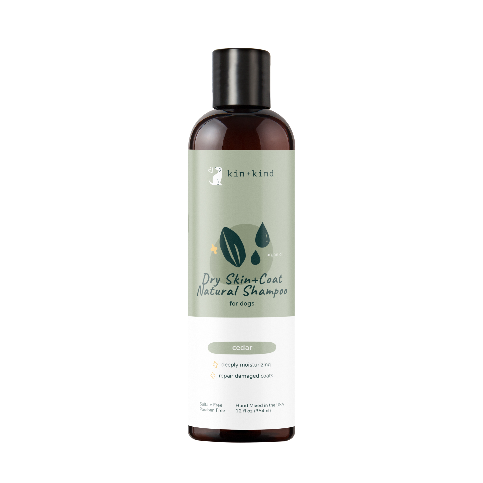 Kin+Kind Dry Skin and Coat Natural Shampoo - Cedar
