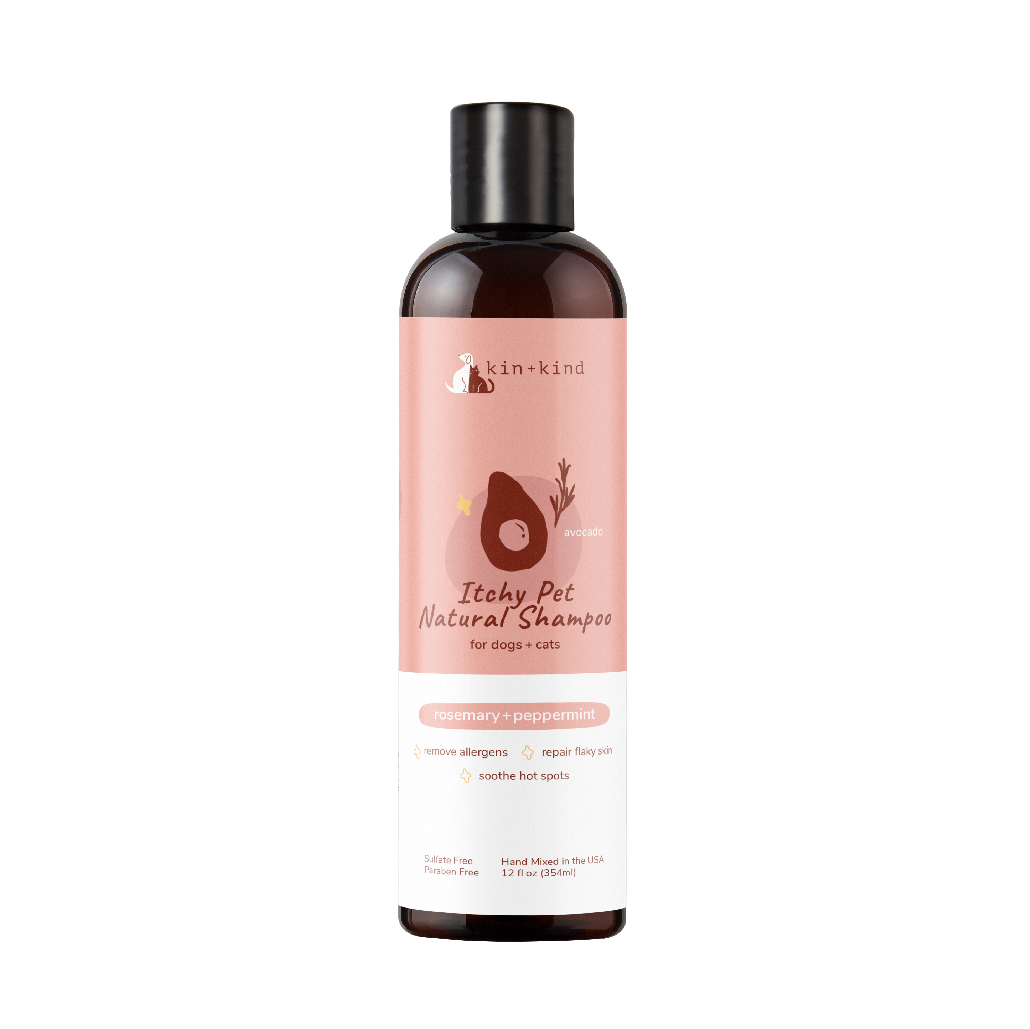 Kin+Kind Itchy Pet Natural Shampoo - Rosemary + Peppermint