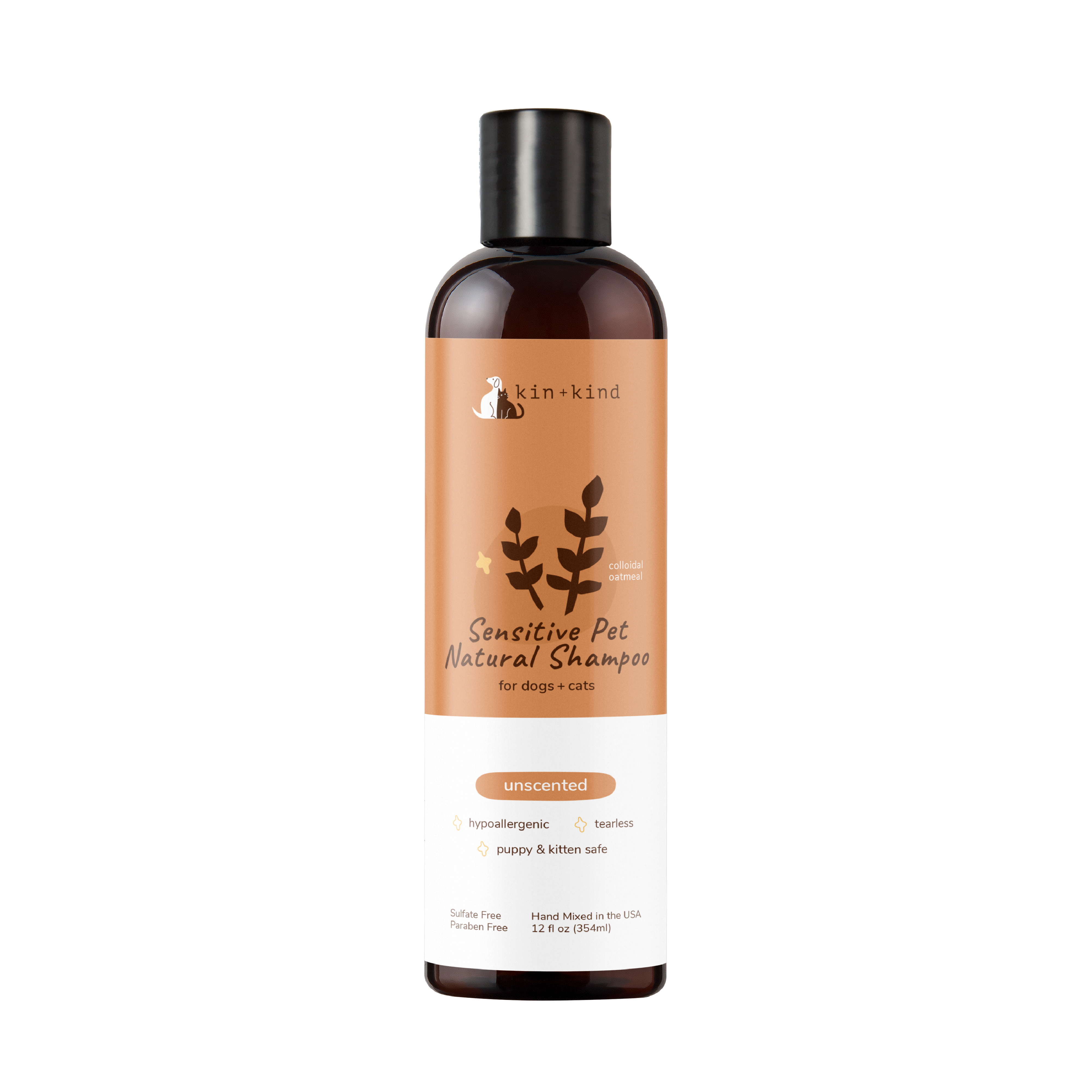 Kin+Kind Sensitive Skin Natural Shampoo - Oatmeal