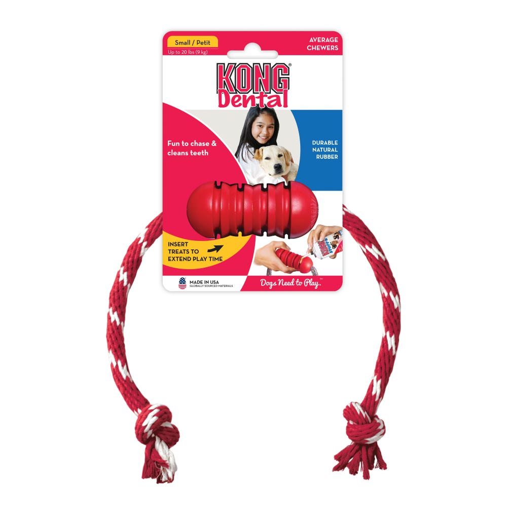 Kong Dental with Rope Dog Toy
