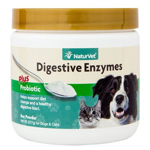 Naturvet Digestive Enzymes Powder Plus Pre & Probiotics