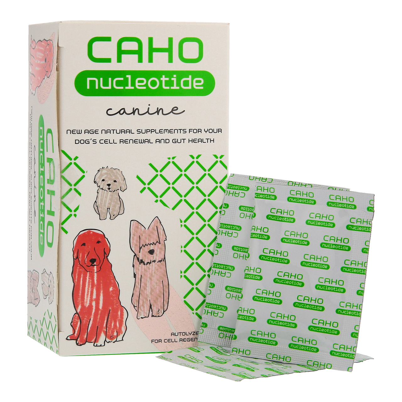 Caho Nucleotide Cell Repair and Gut Health Supplement for Dogs