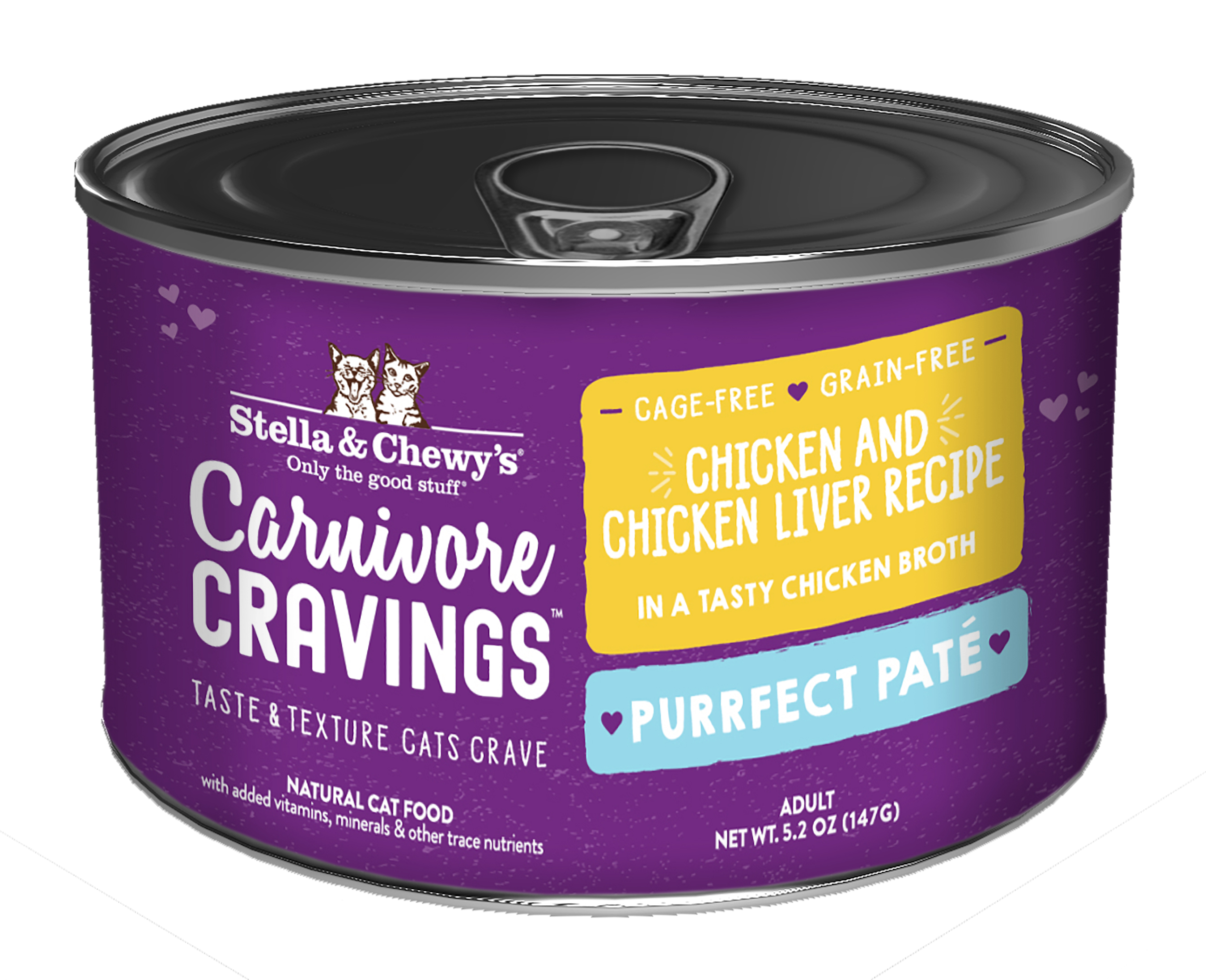 Stella & Chewy's Carnivore Cravings Purrfect Pate Canned Wet Food For Cats 147g