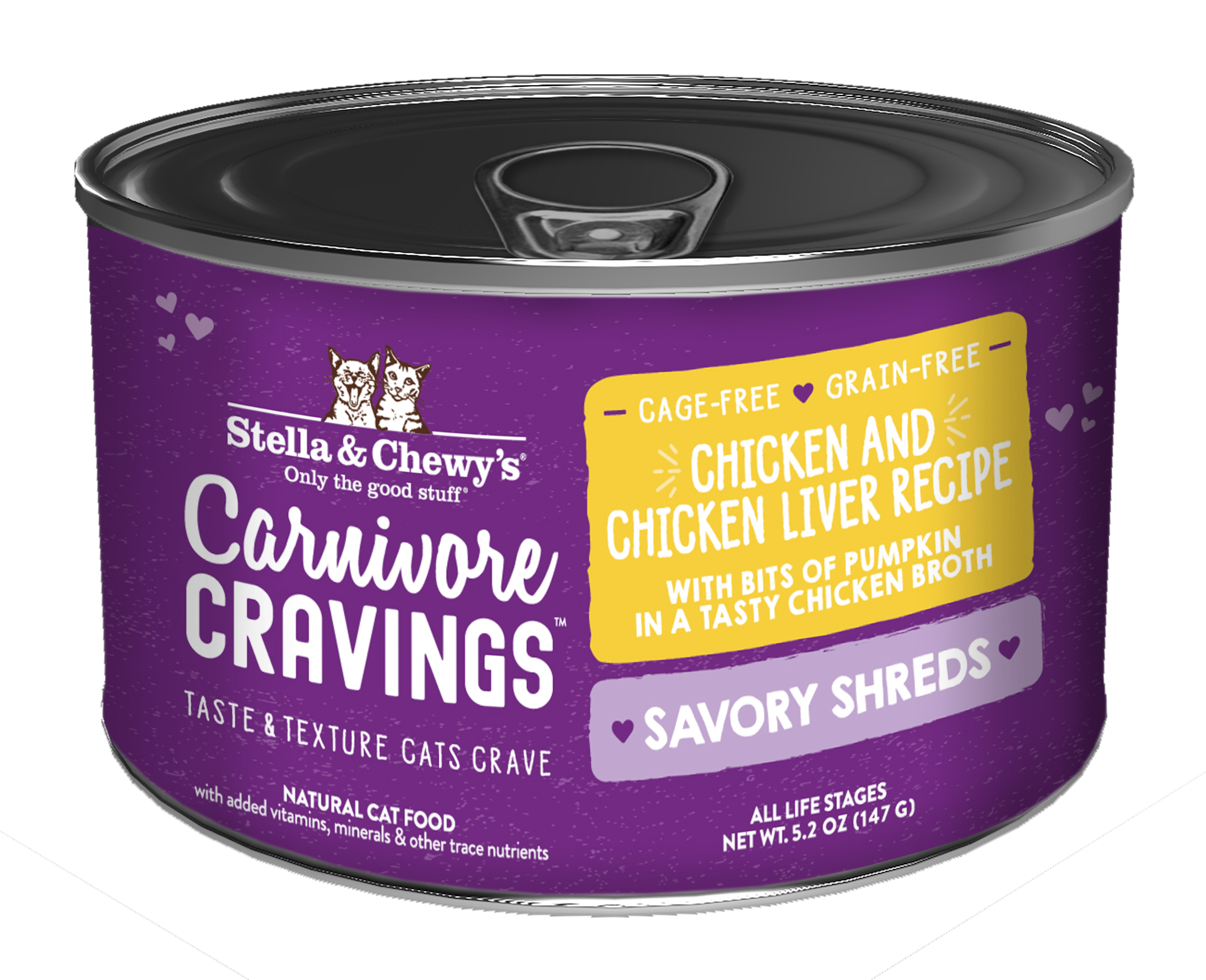 Stella & Chewy's Carnivore Cravings Savory Shreds Wet Food For Cats 147g