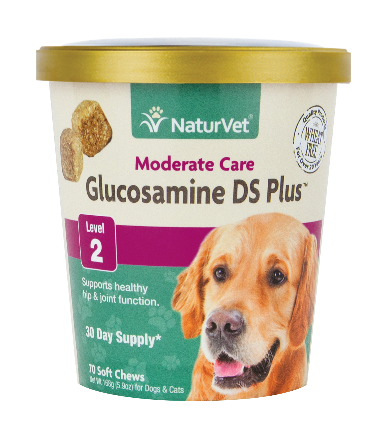 Naturvet Glucosamine DS Plus Level 2 Soft Chews 70ct