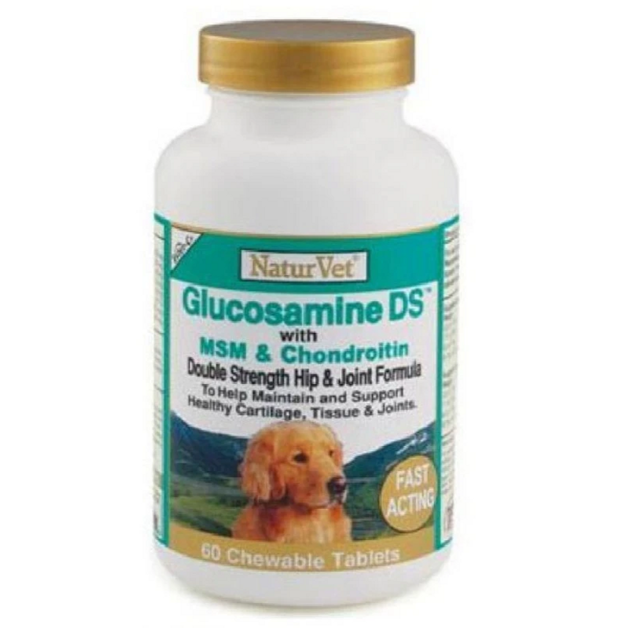 Naturvet Glucosamine DS With MSM & Chondroitin Chewable Tablets