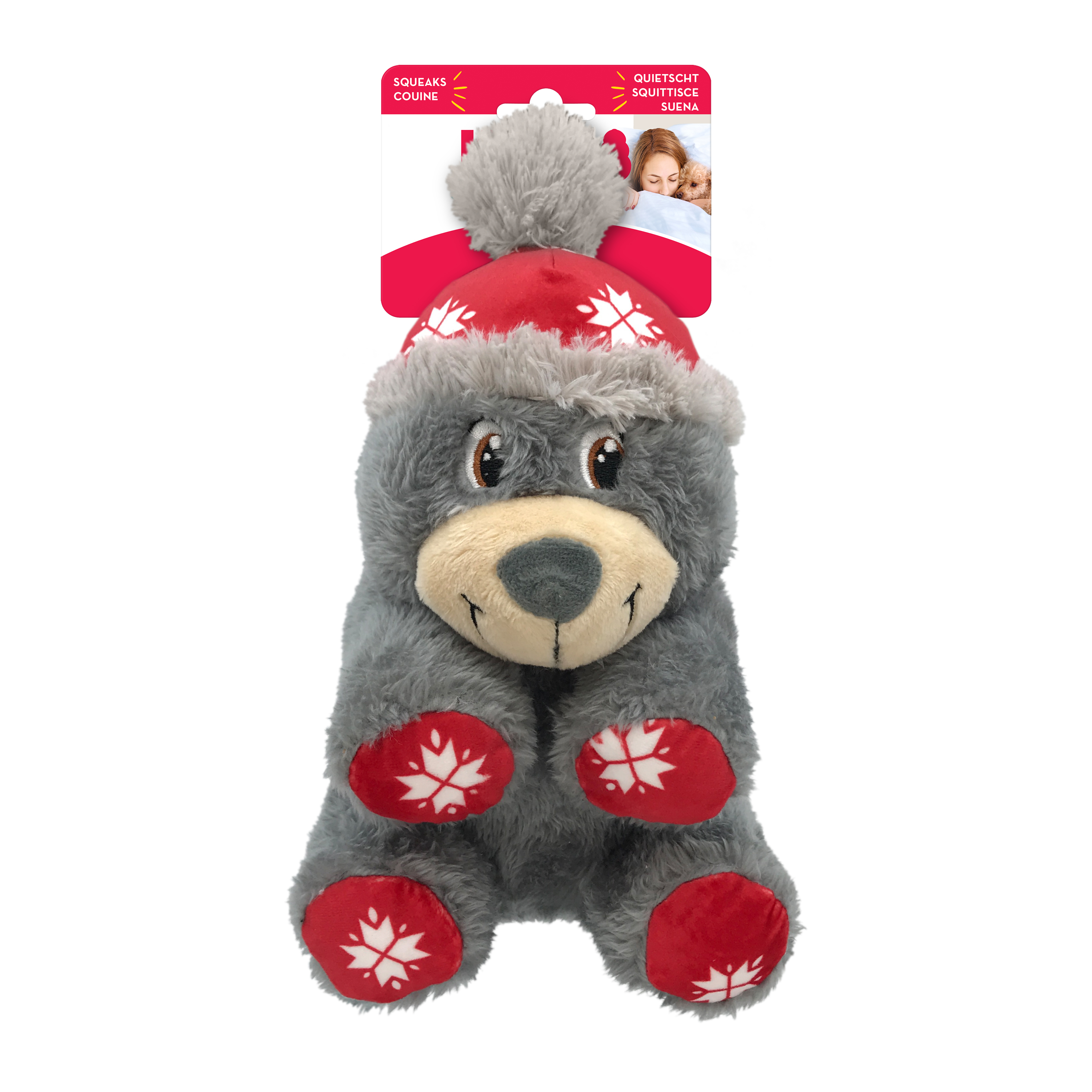 Kong Holiday Comfort Polar Bear Dog Toy 