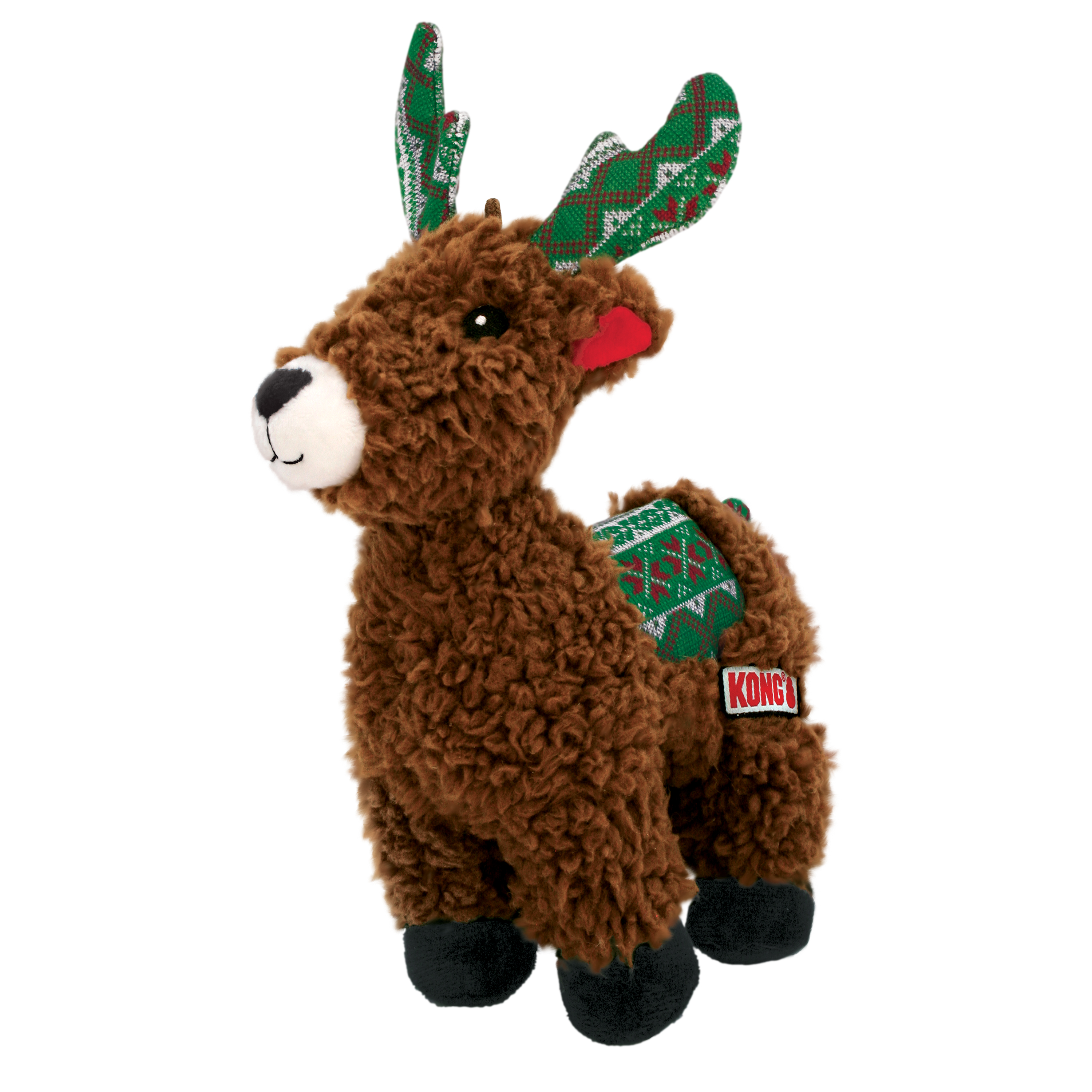 Kong Holiday Sherps Reindeer Dog Toy