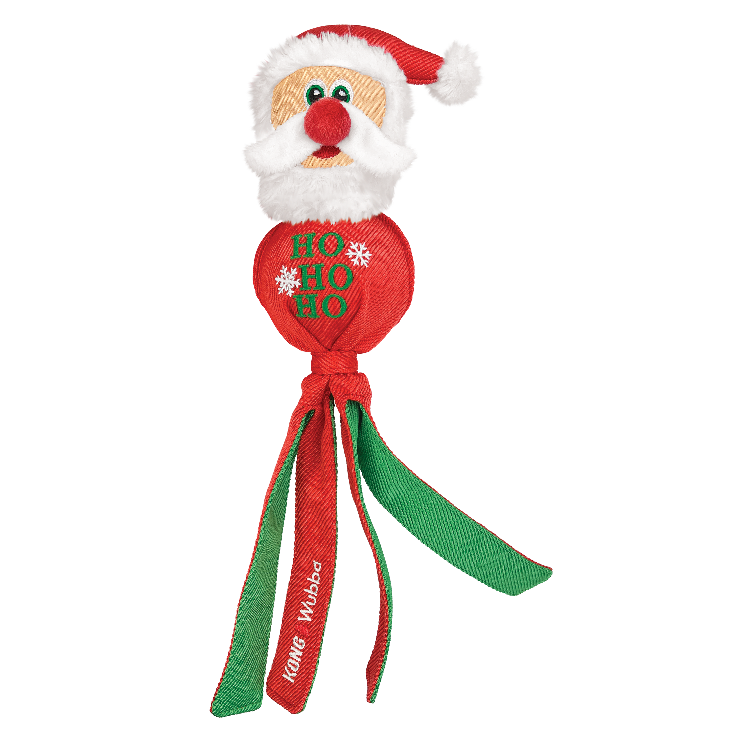 Kong Holiday Wubba Santa Reindeer Dog Toy