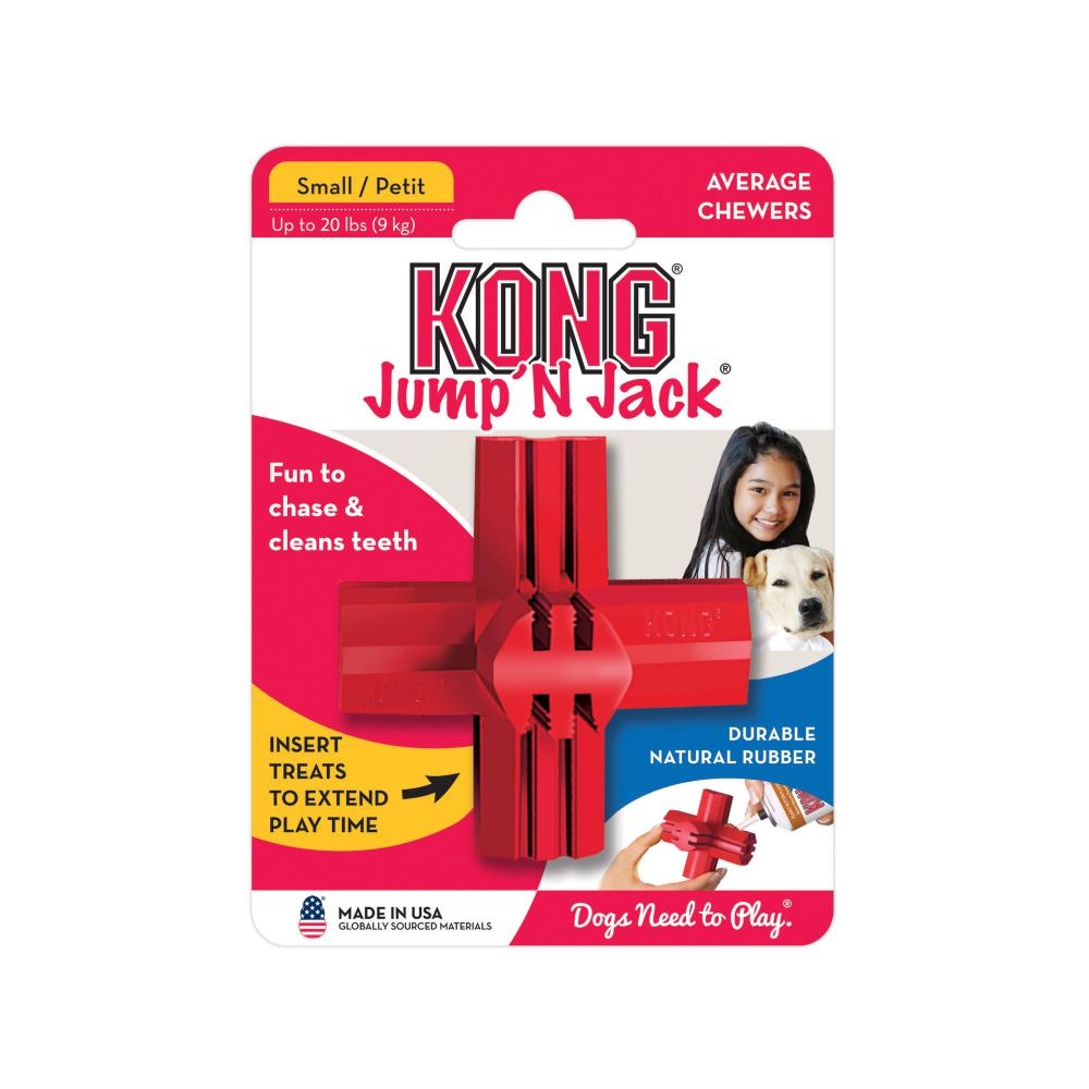 Kong Dental Jump’ n Jack Dog Toy