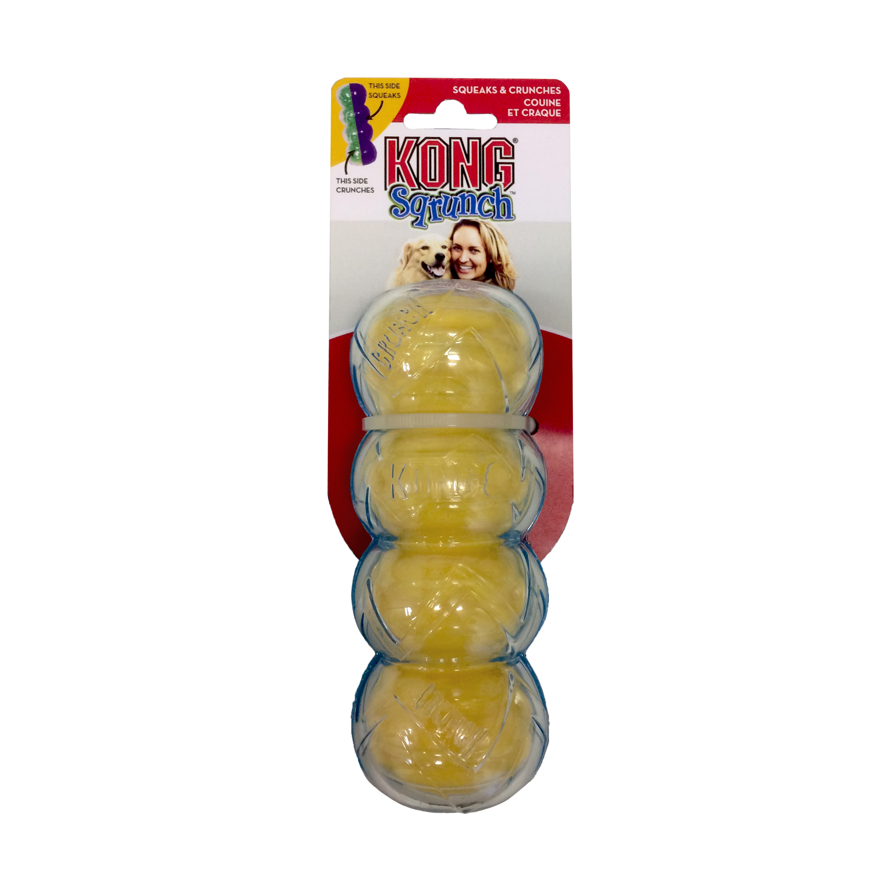 Kong Sqrunch Dumbbell Dog Toy