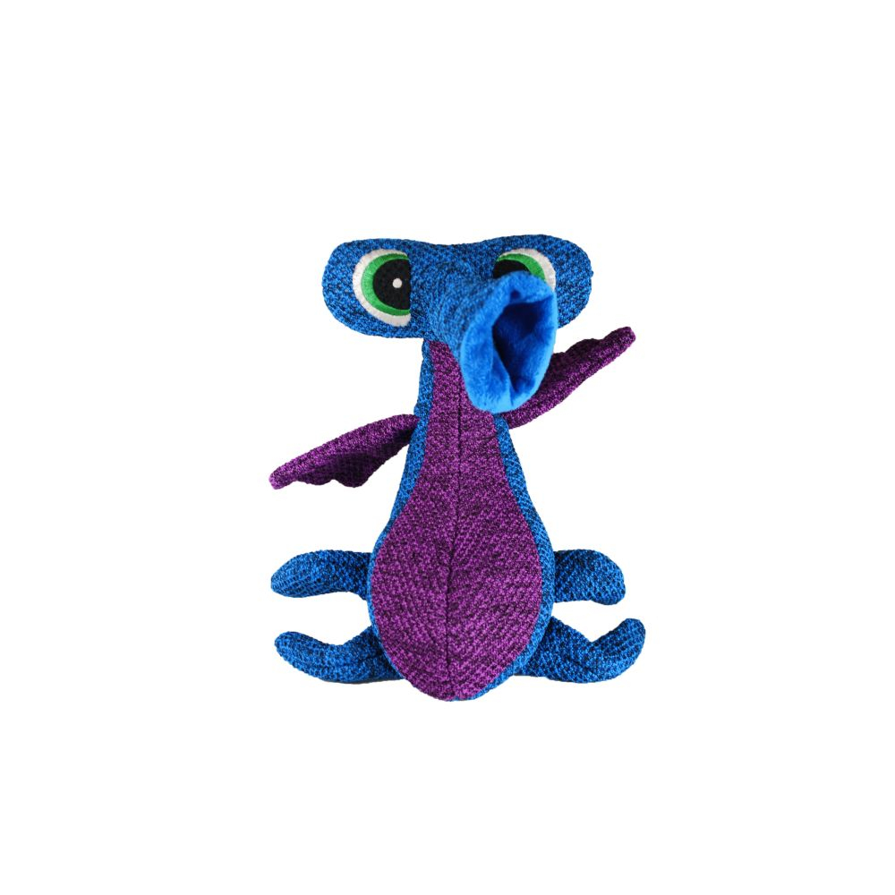 Kong Woozles Blue Dog Toy