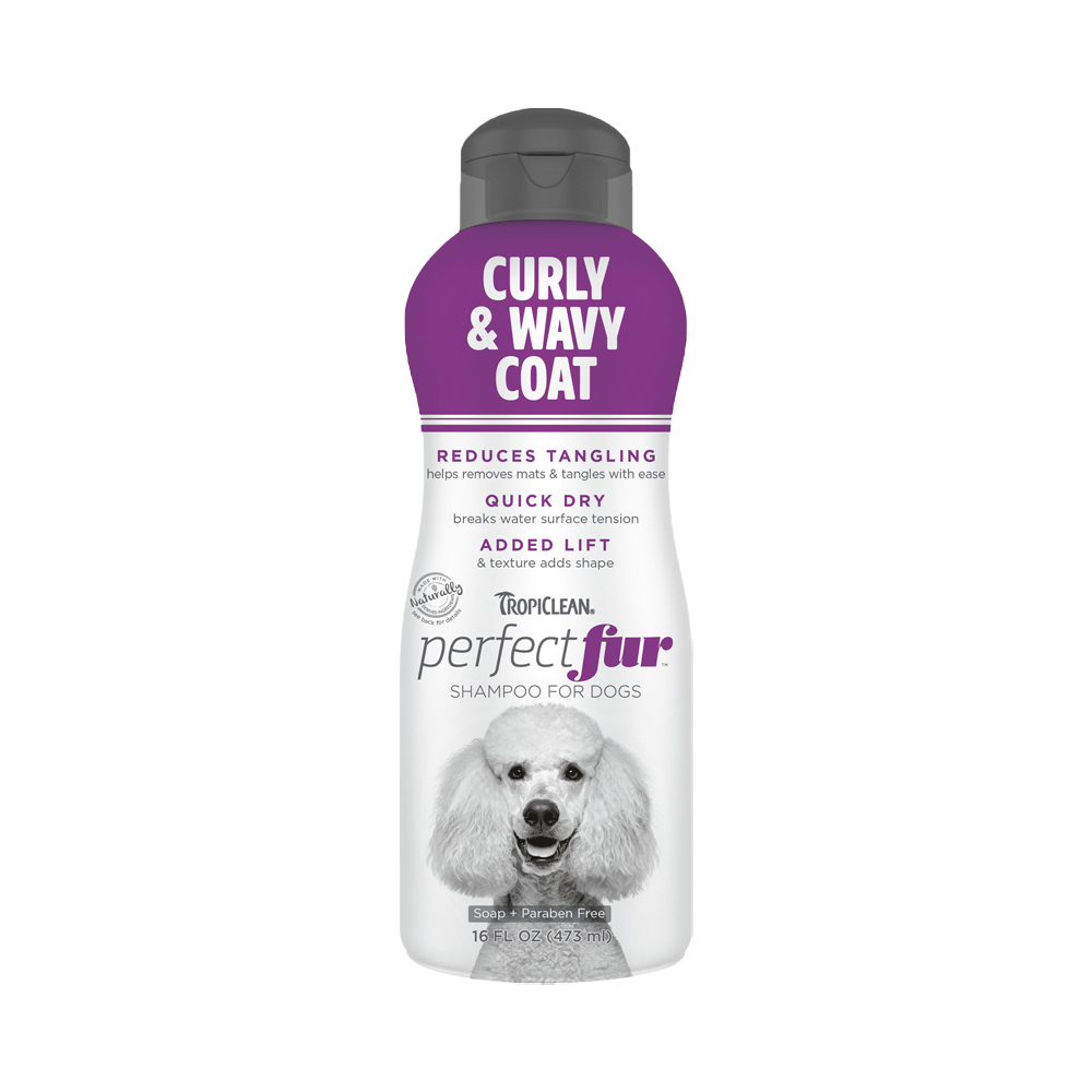 Tropiclean PerfectFur Curly & Wavy Coat Shampoo For Dogs