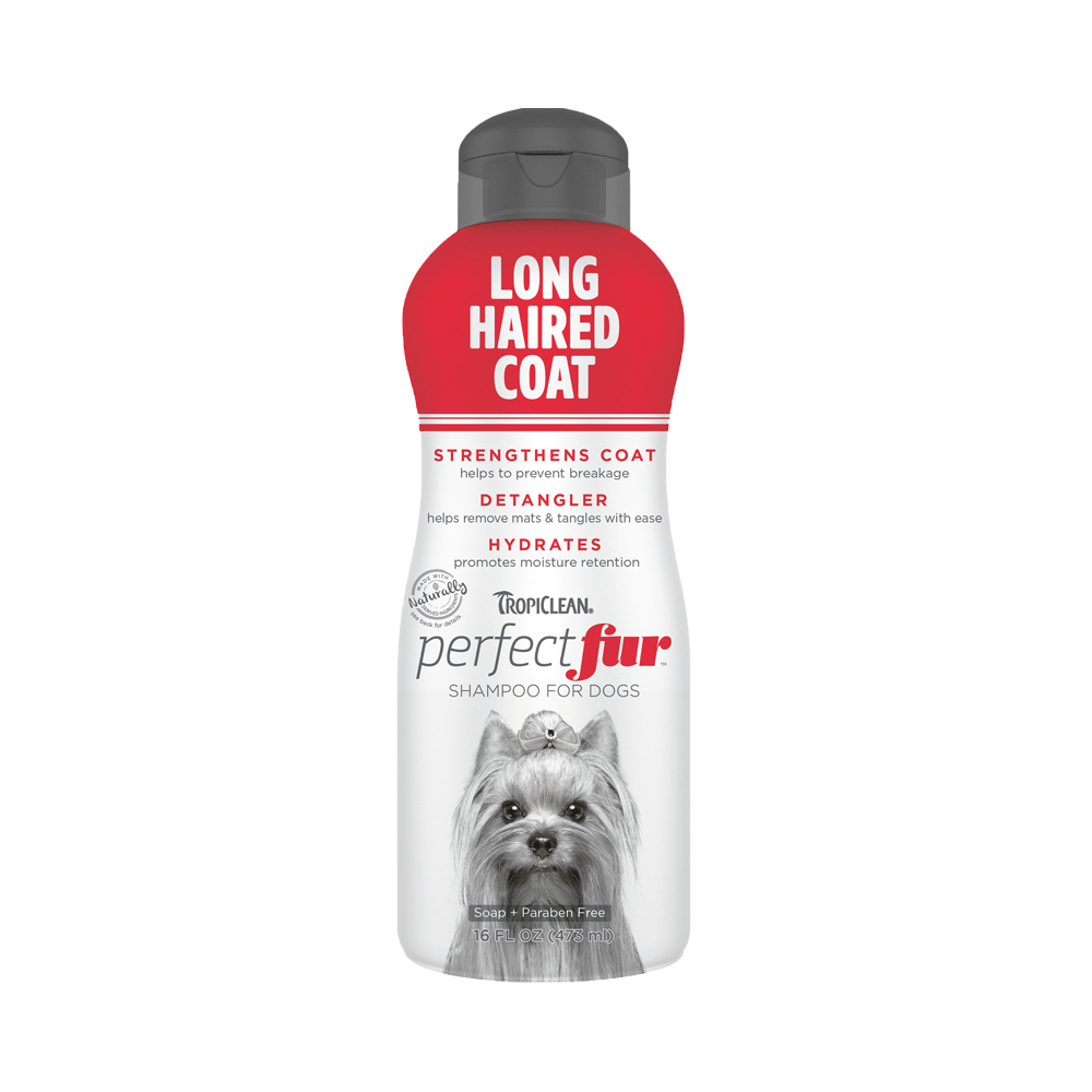 Tropiclean PerfectFur Long Haired Coat Shampoo For Dogs