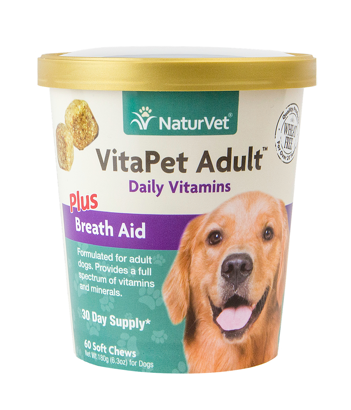 Naturvet VitaPet AdultTM Plus Breath Aid Soft Chews