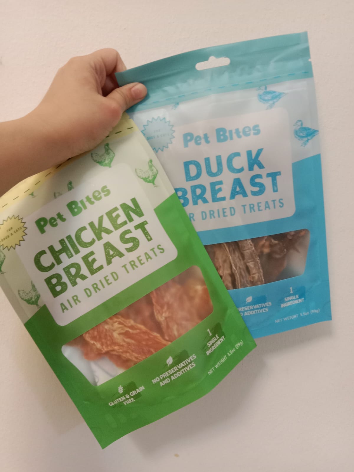 Pet Bites Air Dried Treats for Dogs and Cats