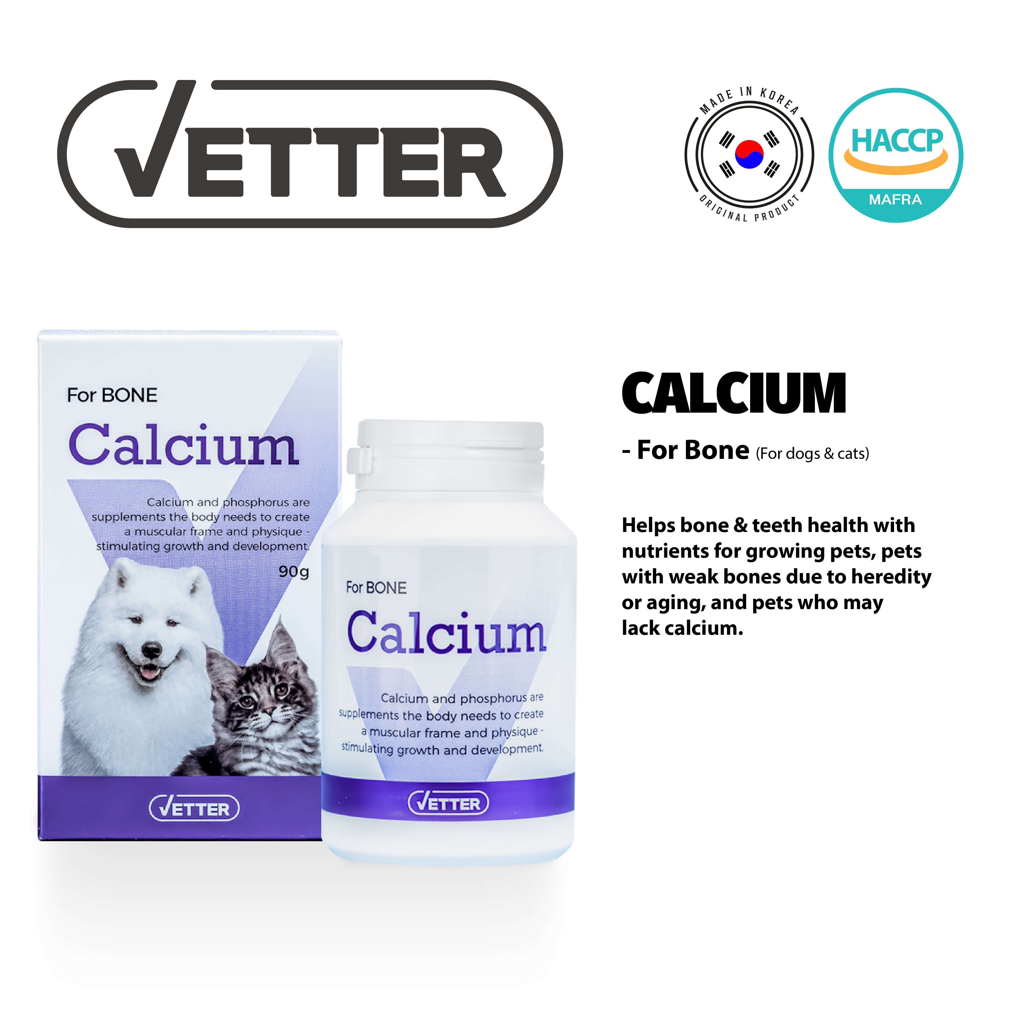 Vetter Dog and Cat Supplements