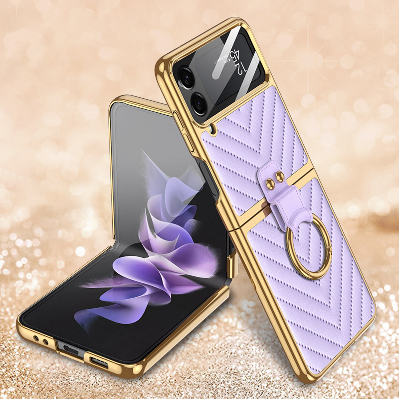  삼성 zflip3/4 링 접는 휴대폰 케이스