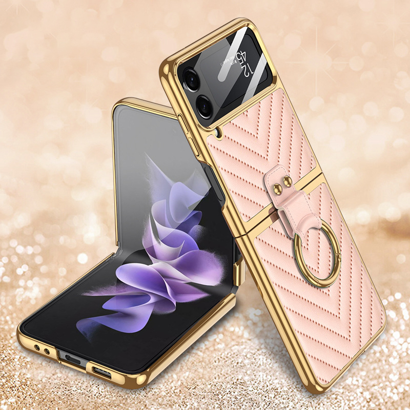  삼성 zflip3/4 링 접는 휴대폰 케이스