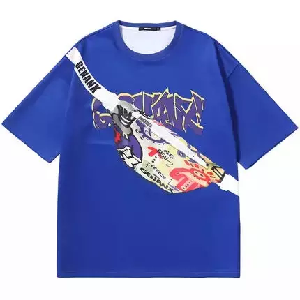 GENANX펀 체스트 팩 T셔츠 커플 모델