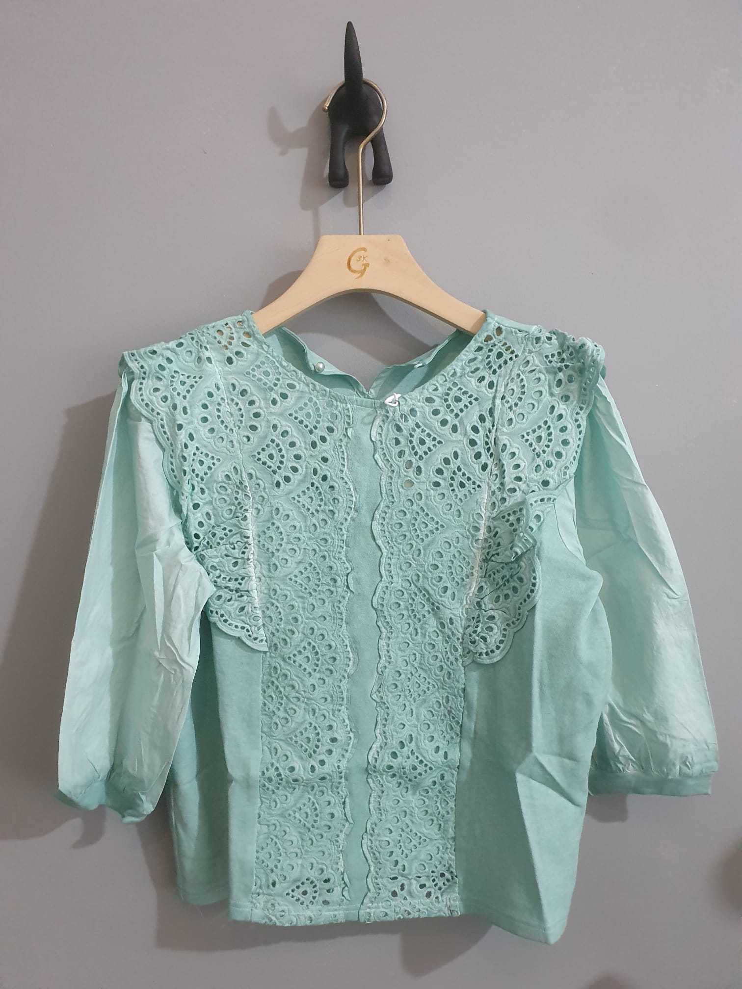 *SALE* (D1972)Turquoise Green Top