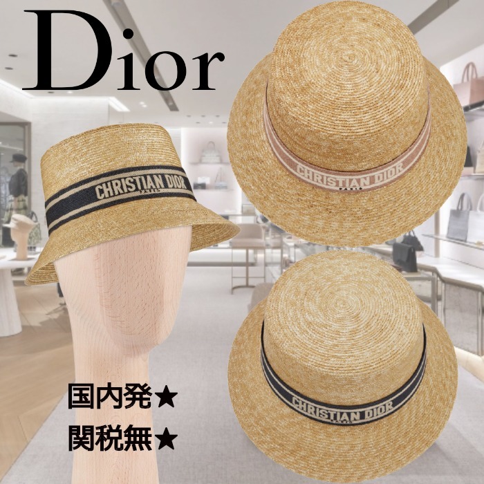 DIOR】夏のお洒落にディオリゾートストロー＆リボンハット