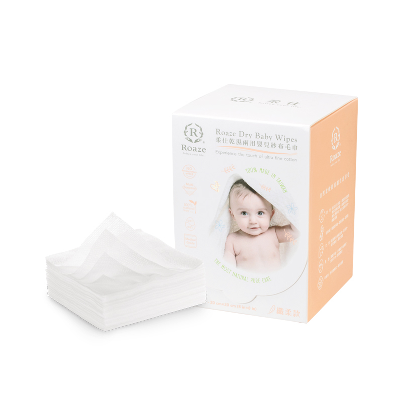 Roaze Dry/Wet Dual-Use Baby Wipes 1 x 80 pcs (Tender-plain)