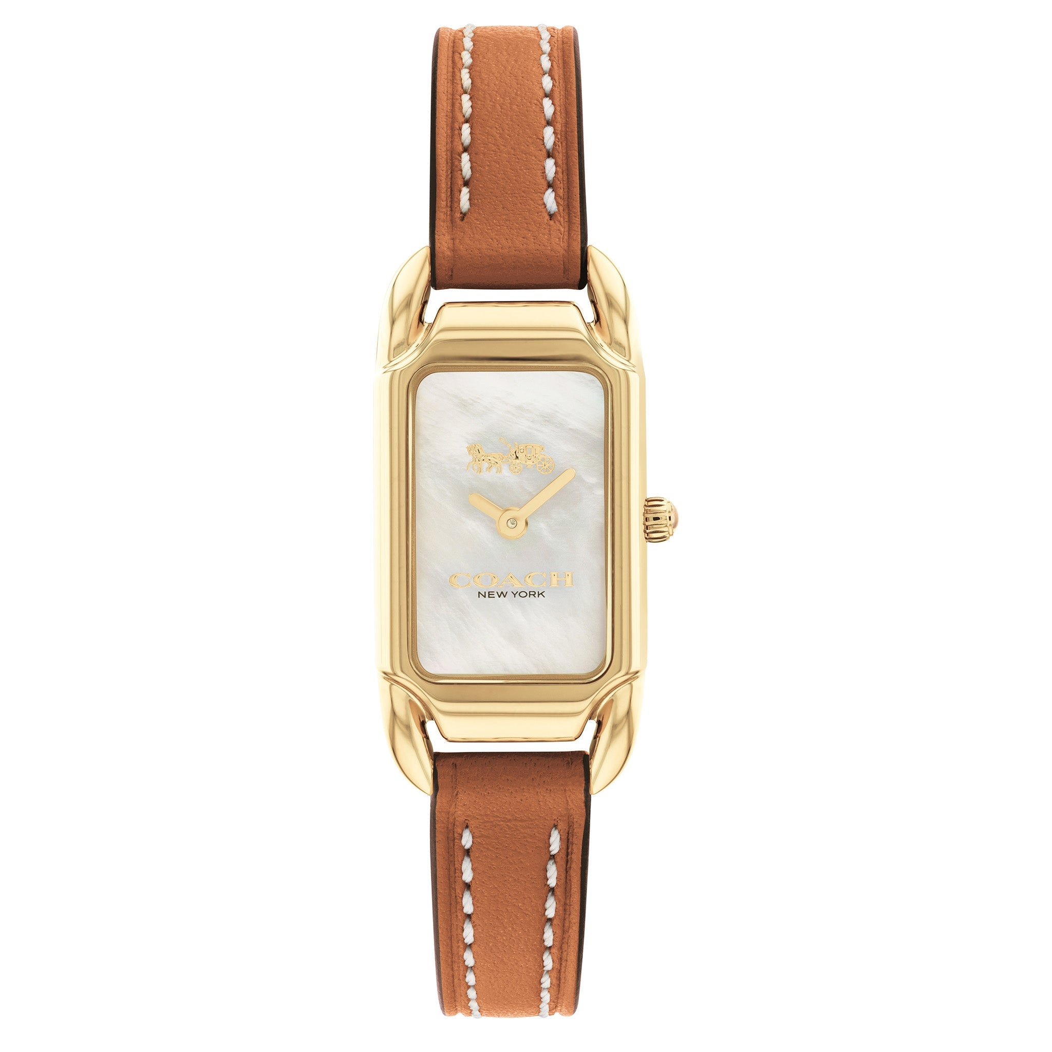 Coach  Canyon Calfskin Ivory Mother Of Pearl Dial Ladies Watch