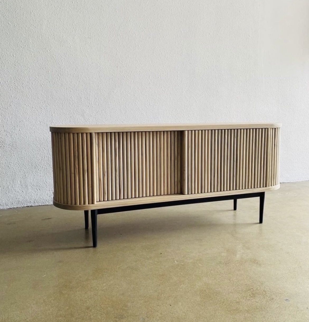Fluted Tv Console 