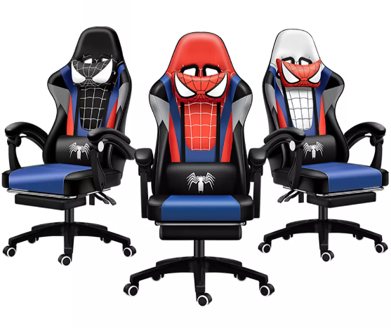 RPG Usa Vibration Motorize Spiderman Gaming Chair with Spider Man amiinu