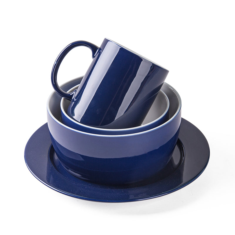 Ceramic Cup selling porcelain ceramic dinner sets 4 pieces set bowls plate mug party tableware amiinu