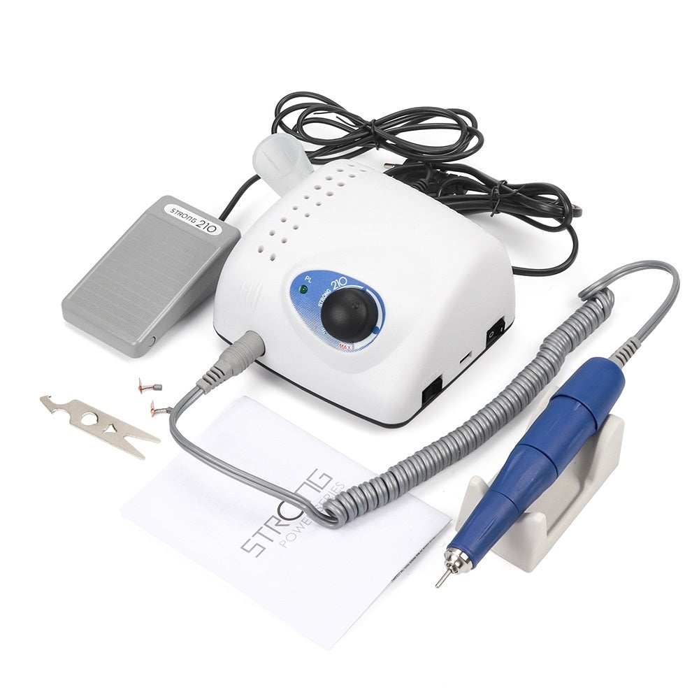Micromotor strong 210 35000 rpm 65w electric nail drill machine for manicure pedicure amiinu