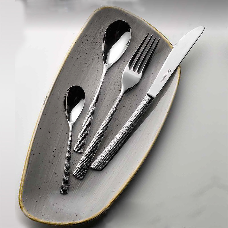 Wholesale stainless steel classic flatware set with spoons,forks and knifes sets amiinu