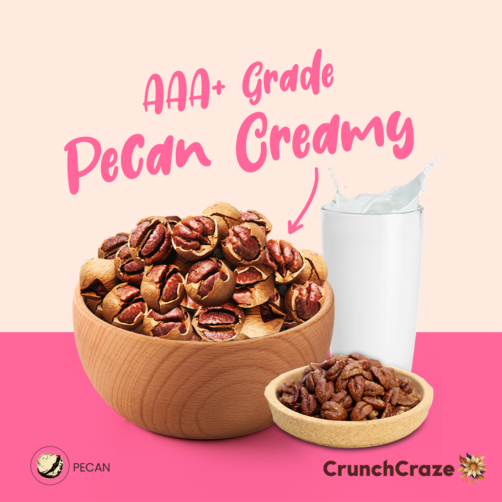 Pecans creamy (50G)