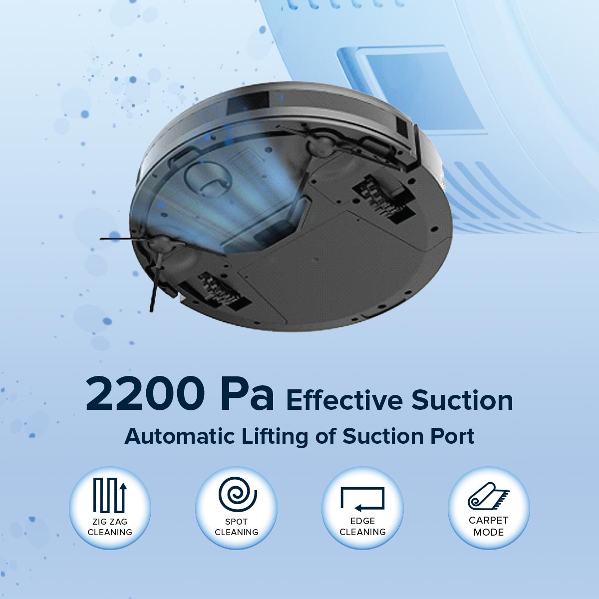 Giselle Giselle MobileApp Robot GX2 Series 2200Pa Separate Dust Box