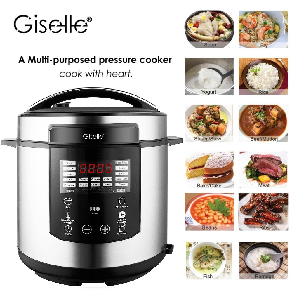 Giselle 6L Pressure Cooker KEA0222