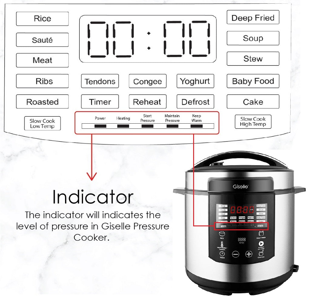 Giselle 6L Pressure Cooker KEA0222