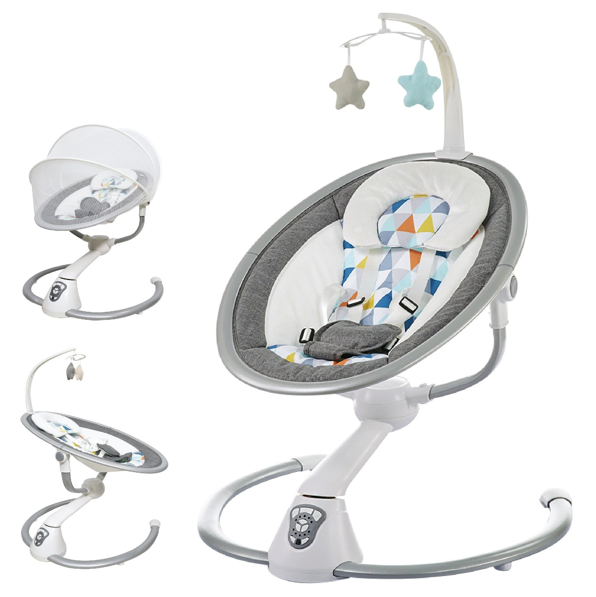 Louis Baby Swing Electric Auto Cradle Swing Chair with Music for Newborn Baby (BAY0144)