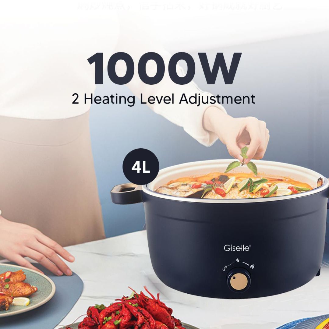Giselle Multifunction 4L Electric Cooker with ceramic inner pot [KEA0325]