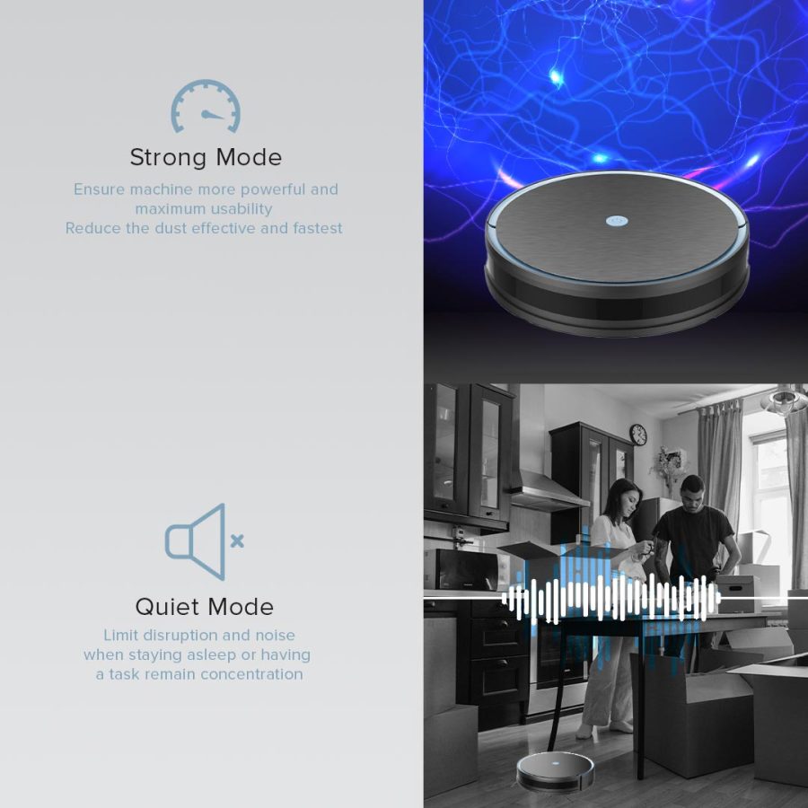 Giselle Giselle MobileApp Robot GX2 Series 2200Pa Separate Dust Box