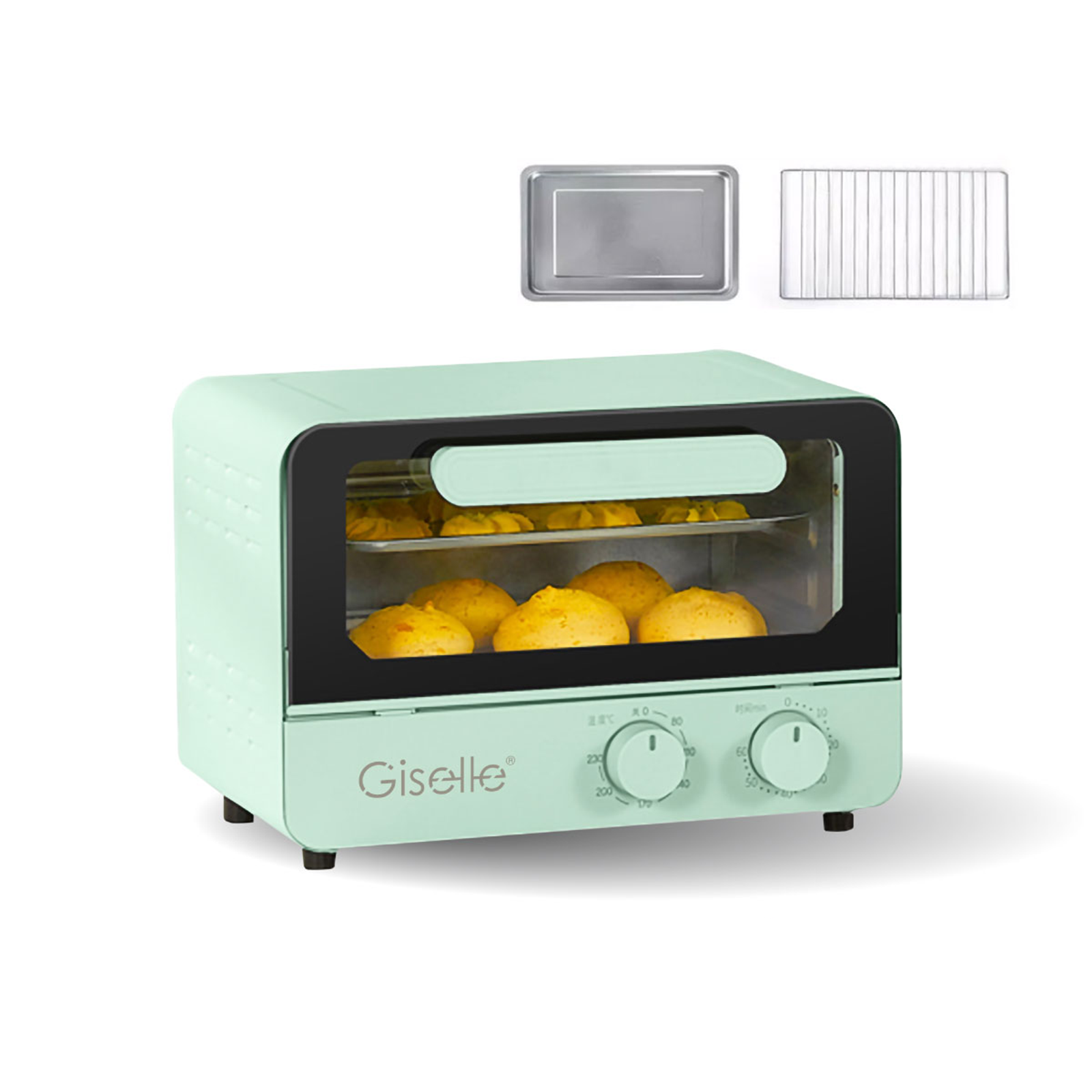 Giselle Electric Multifunction Oven Toast/Bake/Broil/Roast with Knob Adjustment (12L) KEA0344 网红小清新系列