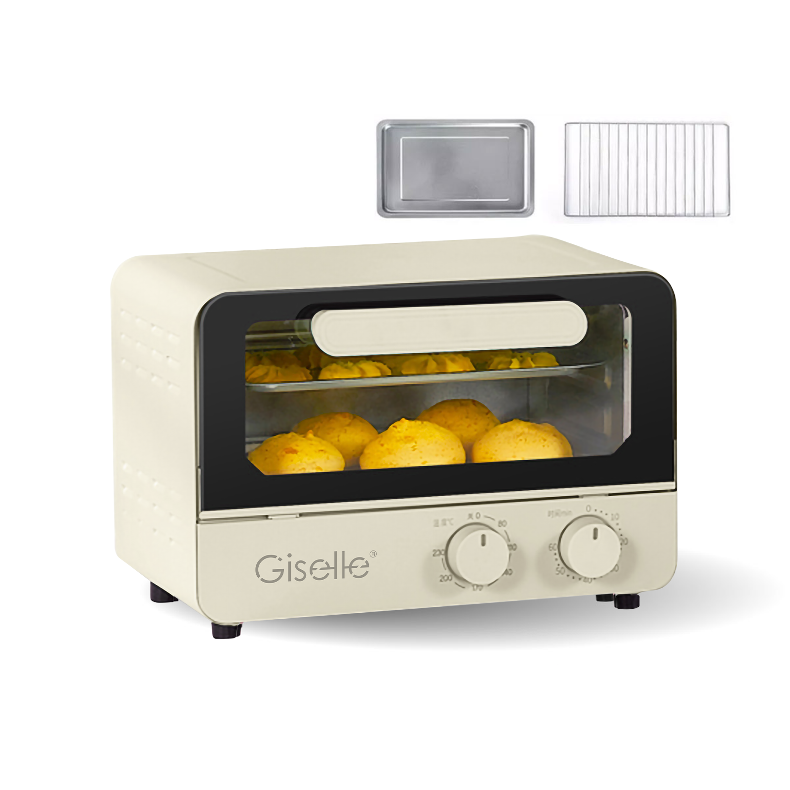 Giselle Electric Multifunction Oven Toast/Bake/Broil/Roast with Knob Adjustment (12L) KEA0344 网红小清新系列